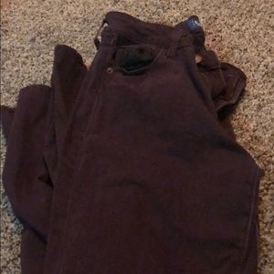 Maroon old navy rockstar pants